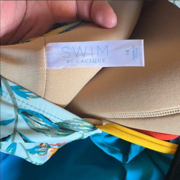 Cacique Tropical Tankini top - Picture 3 of 6